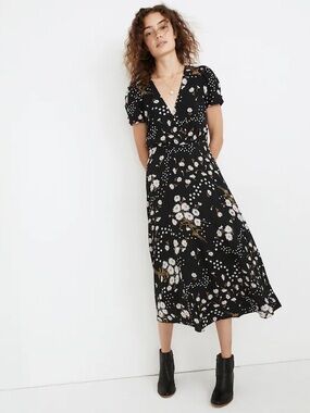 Madewell | Dresses | Madewell Croswell Wash Denim Seamed Flare Midi Dress  Size 6 Nwt | Poshmark